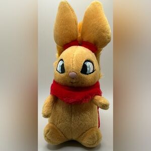 A Rare Vintage Neopets Usul Red Squirrel 7.5" Stuffed Plush Snap Toys Limited